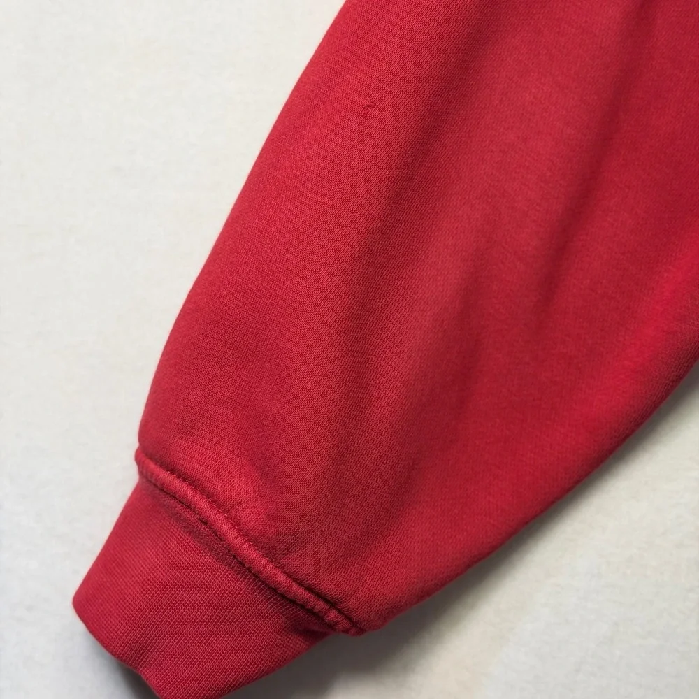 Jordan Jumpman Fleece Hoodie Mens Medium Red Pullover Sweatshirt Basketball